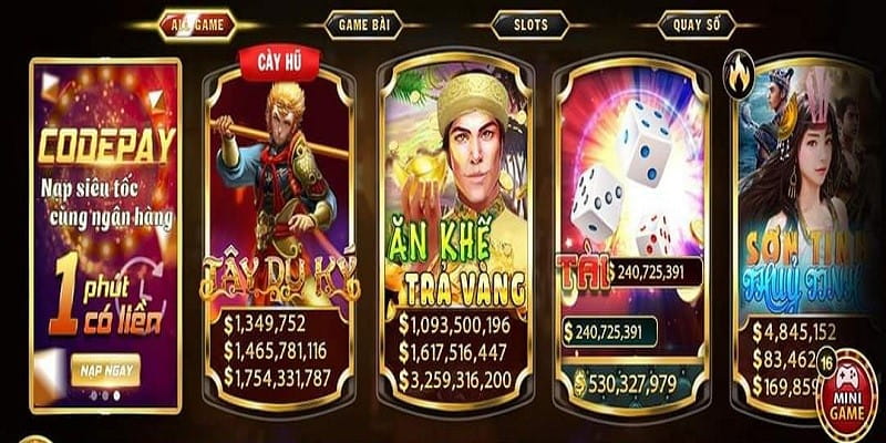 Hệ thống trò chơi đa dạng phong phú tại Ko66