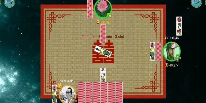 Nhiệm vụ cuối cùng khi chơi bài Tam Cúc là người có số điểm cao nhất sau cùng